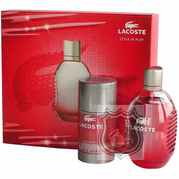 Lacoste Red Style in Play - toaletní voda s rozprašovačem 125 ml + tuhý deodorant 75 ml