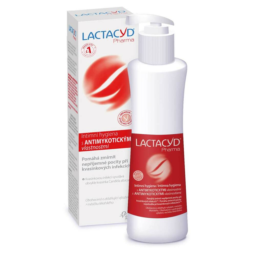 Levně LACTACYD Pharma Intimní mycí emulze Antimykotický 250 ml