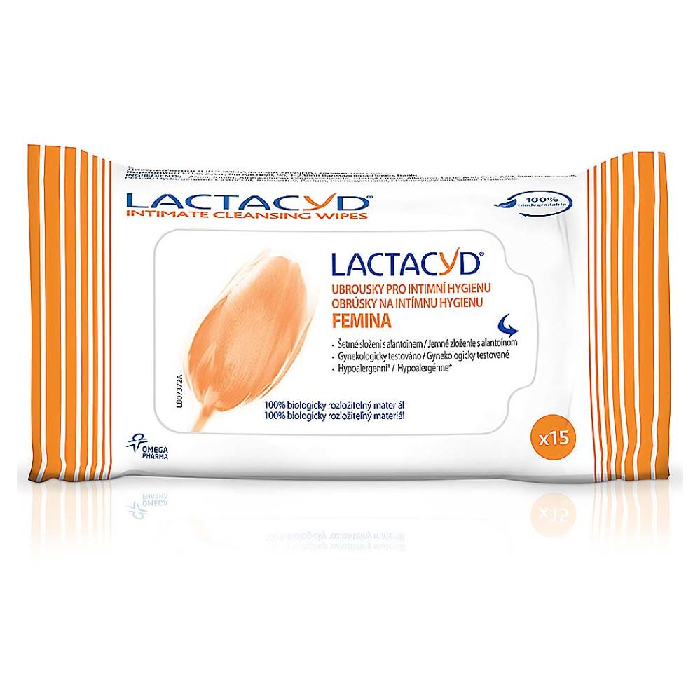 E-shop LACTACYD Ubrousky pro intimní hygienu Femina 15 kusů