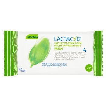 LACTACYD Fresh ubrousky pro intimní hygienu 15 ks