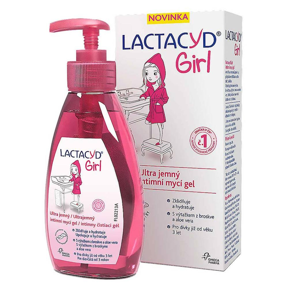 E-shop LACTACYD Girl Ultra jemný intimní mycí gel 200 ml