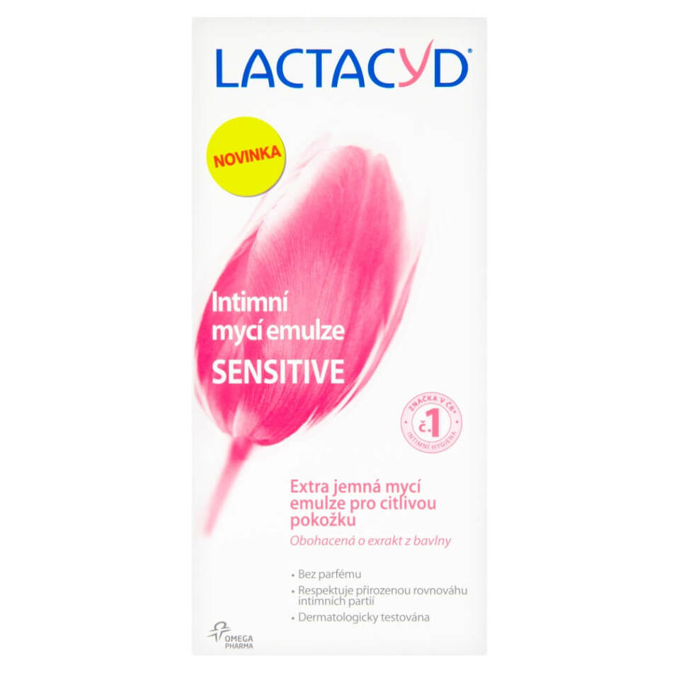 Levně LACTACYD Intimní mycí emulze Sensitive 200 ml