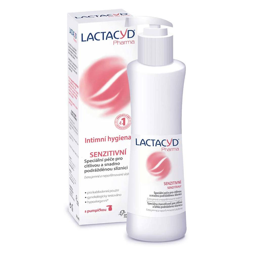 LACTACYD Pharma Intimní mycí emulze Senzitivní 250 ml