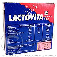 LACTOVITA 16 šumivých tablet
