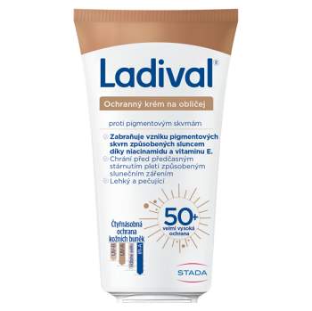 LADIVAL Ochranný krém na obličej SPF50+ 50 ml (Dermokosmetika opalovací mléka a gely)