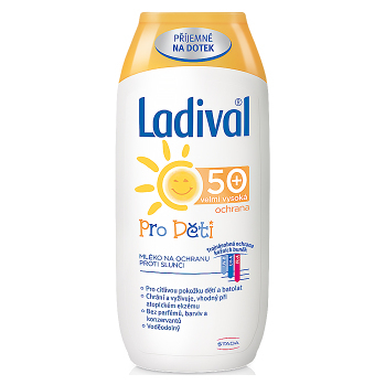 LADIVAL OF 50+ Mléko na opalování pro děti 200 ml
