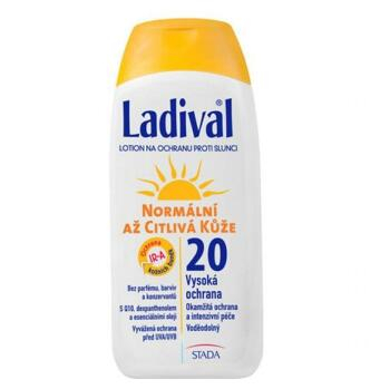 LADIVAL OF 20 Lotion pro normální až citlivou kůži 200 ml EXPIRACE 07/2019