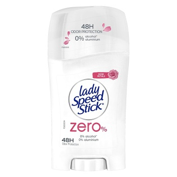 LADY SPEED STICK Zero% Dámský tuhý deodorant Rose Petals 40g (Tuhé deodoranty) - Parfémované