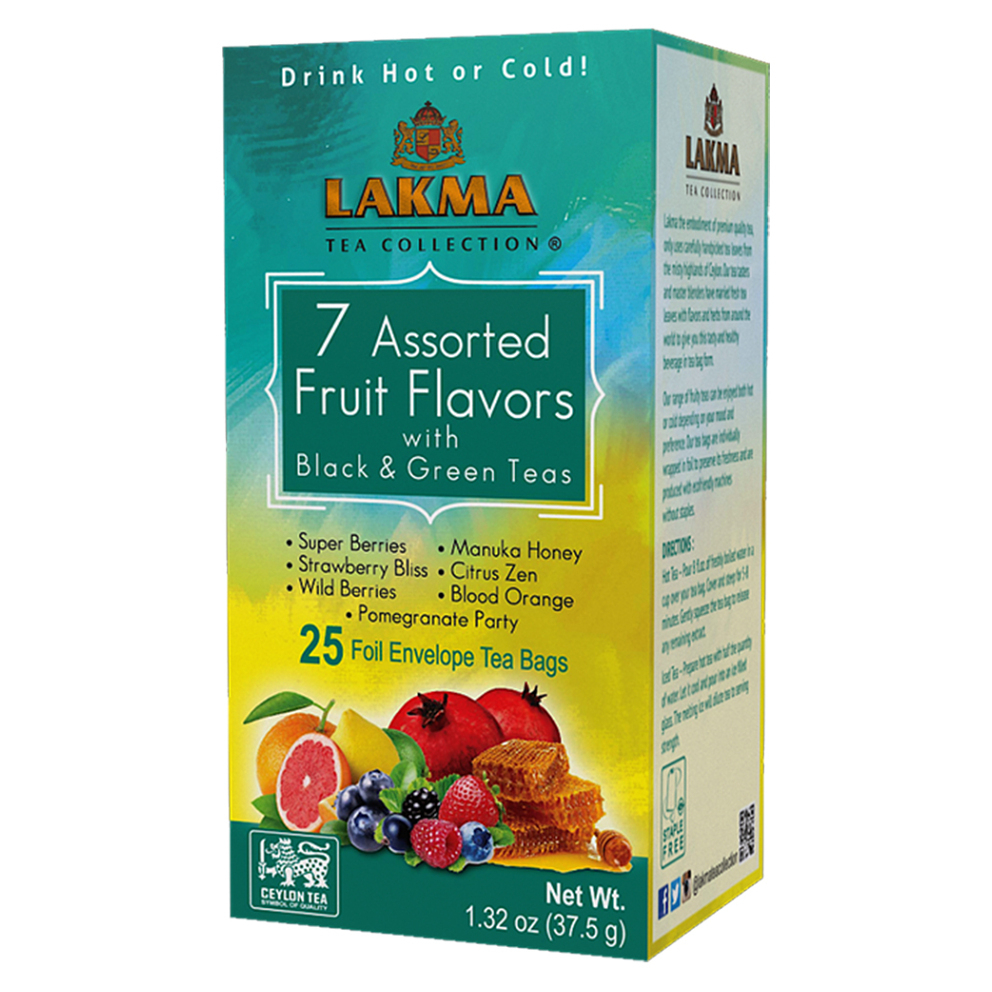 LAKMA Variace čajů s ovocným aroma 25 sáčků