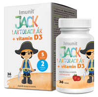 IMUNIT Laktobacily Jack Laktobacilák + vitamín D3 36 tablet