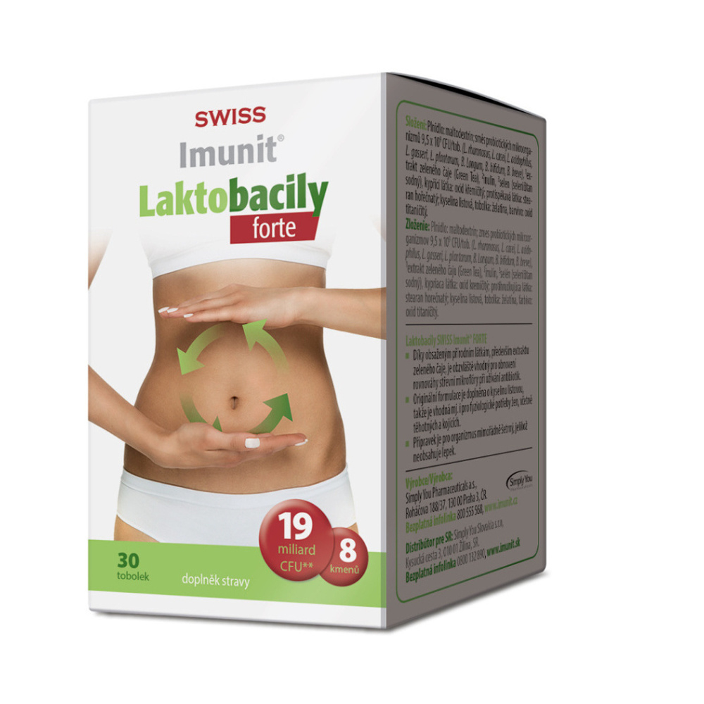 E-shop IMUNIT Swiss Laktobacily forte 30 tobolek