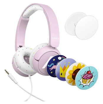 LAMAX Sound kid1 pink dětská sluchátka (Sportovní sluchátka)