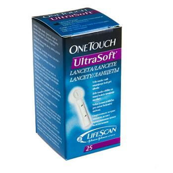 Lancety OneTouch UltraSoft 25 ks