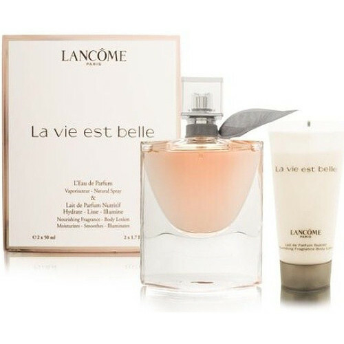 Levně LANCÔME La Vie Est Belle – Parfémovaná voda pro ženy 50 ml + 50 ml tělové mléko