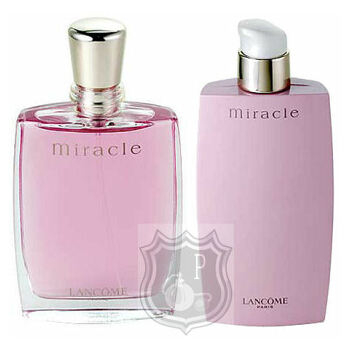 Lancome Miracle - parfémová voda s rozprašovačem 50 ml + tělové mléko 200 (Poškrábaný obal sady)
