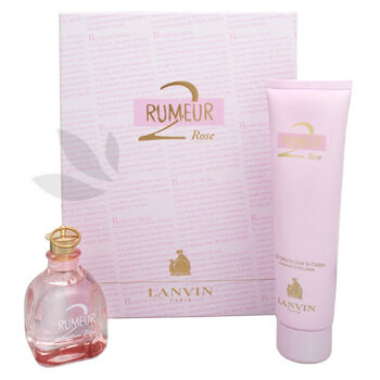 Lanvin Rumeur 2 Rose - parfémová voda s rozprašovačem 50 ml + tělové mléko 150 ml