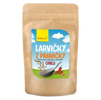 WOLFBERRY Larvičky z pánvičky chilli bezlepkové 20 g