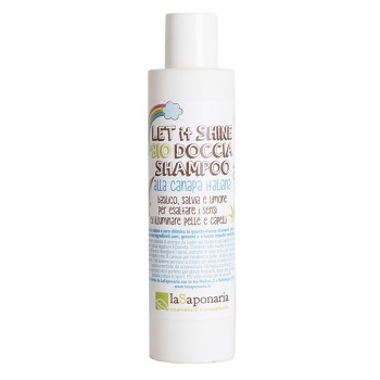 LA SAPONARIA 2v1 Pánský sprchový gel a šampon s konopím BIO 200 ml