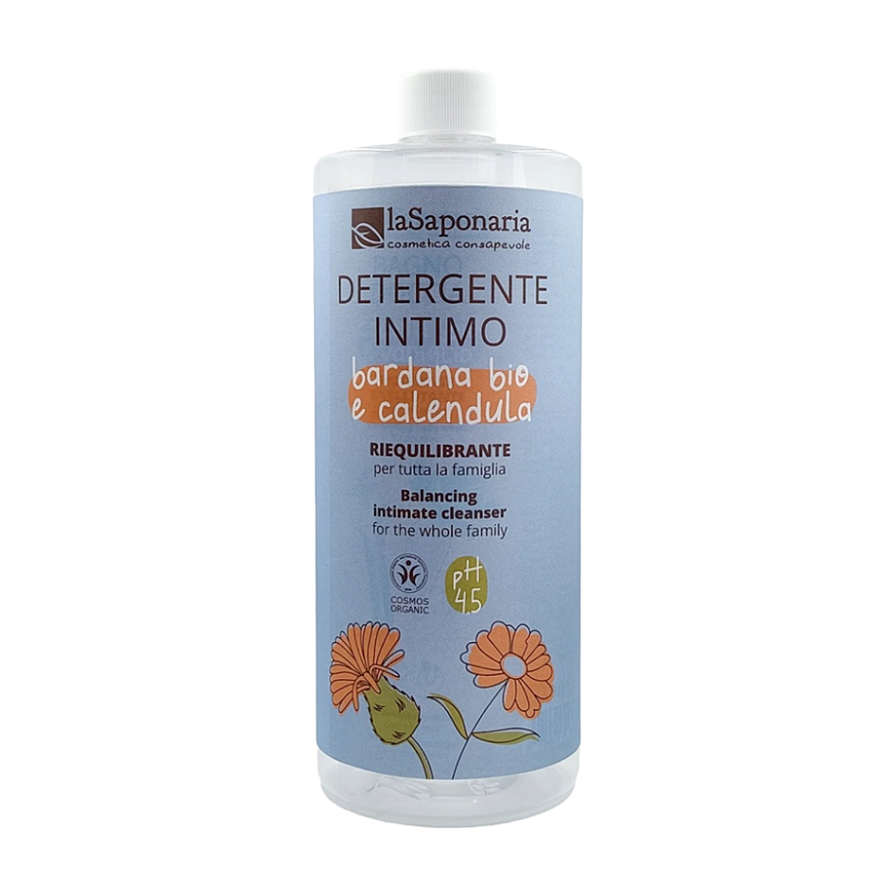 LA SAPONARIA Intimní mycí gel s měsíčkem pH 4,5 BIO 1 l