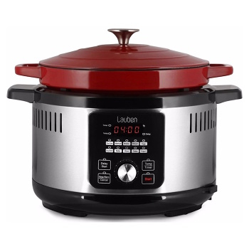 LAUBEN Oven safe multicooker 6000RS multifunkční hrnec (Multifunkční a pomalé hrnce) - Automatické, Kuchyňské, S termoregulací, Časovač, Na vaření