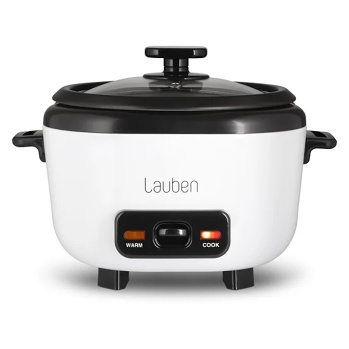 LAUBEN Rice cooker square 1000WB rýžovar (Rýžovary) - Automatické, Digitální, Elektrické, S termoregulací, Na vaření