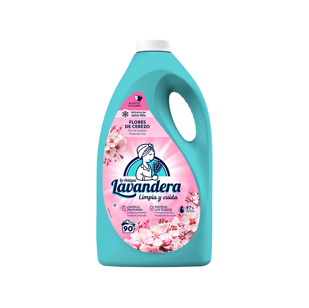 LAVANDERA Prací gel třešňové květy 90 praní 4,5 l