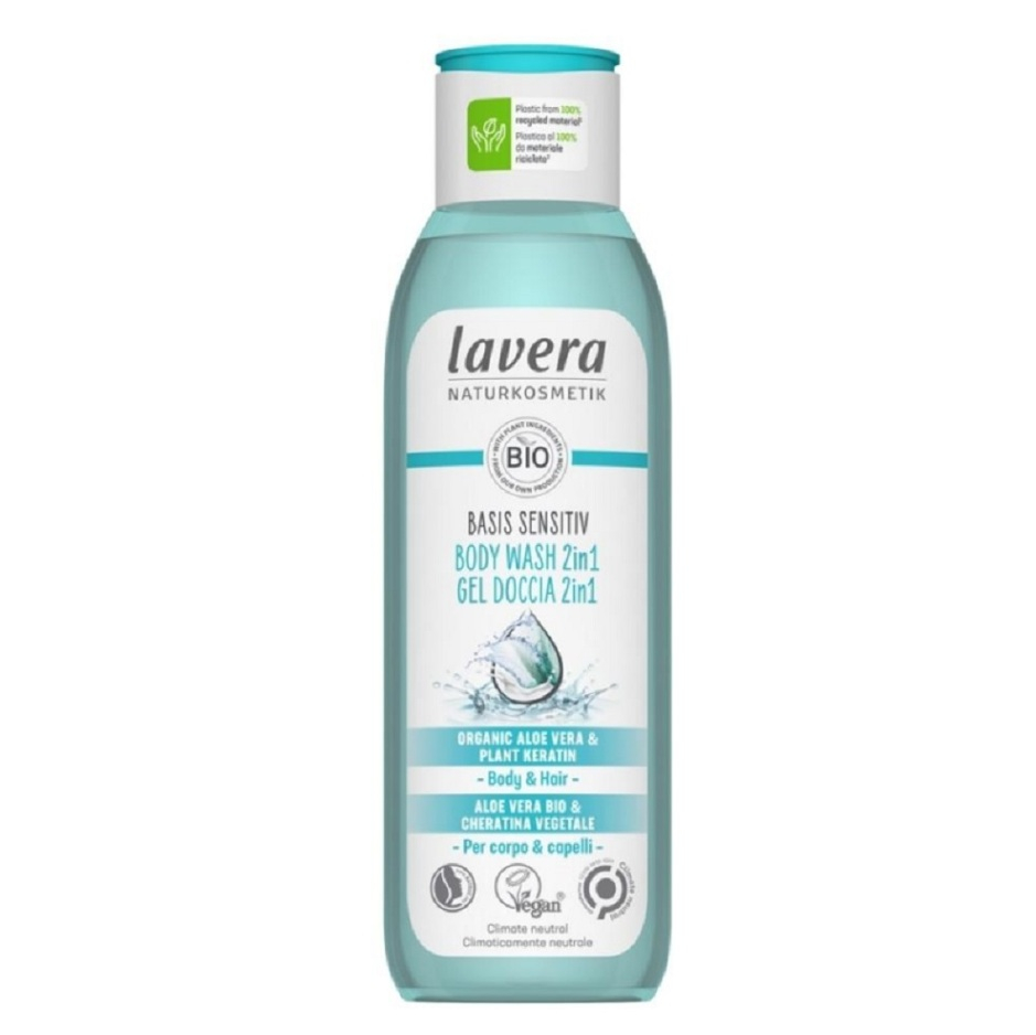 LAVERA Basis Sensitive sprchový gel na tělo a vlasy 2v1 200 ml