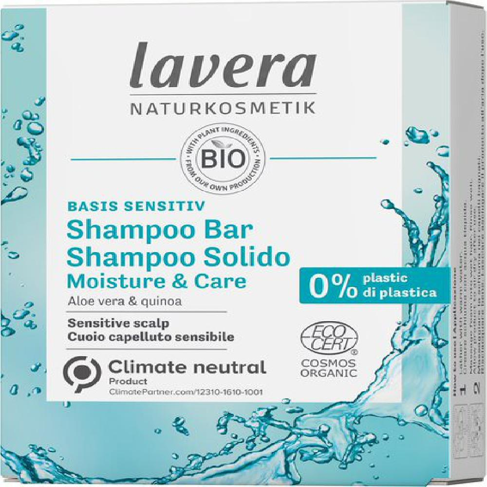 Levně LAVERA Basis Tuhý šampon Moisture & Care 50 g