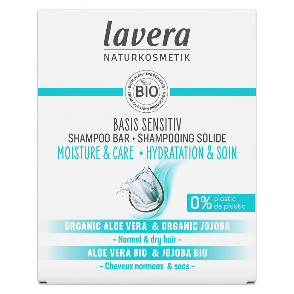 Levně LAVERA Basis Tuhý šampon pro citlivou pokožku 50 g