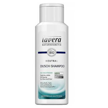 LAVERA NEUTRAL Přírodní sprchový šampon na tělo a vlasy BIO 200 ml, poškozený obal
