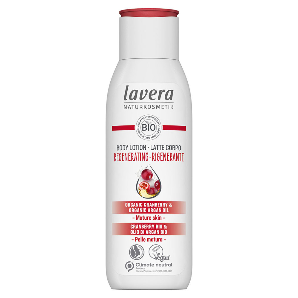 LAVERA Regenerující tělové mléko s Bio Brusinkou 200 ml