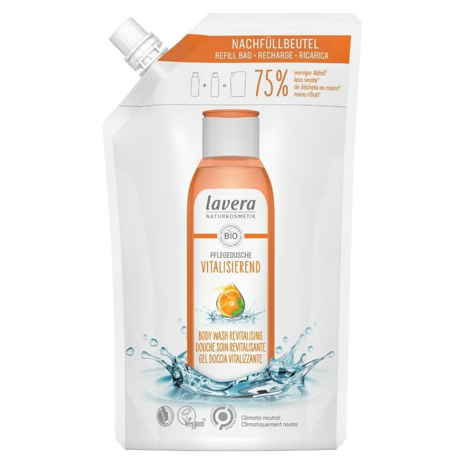 E-shop LAVERA Revitalizující sprchový gel s pomerančovo-mátovou vůní náhradní náplň 500 ml