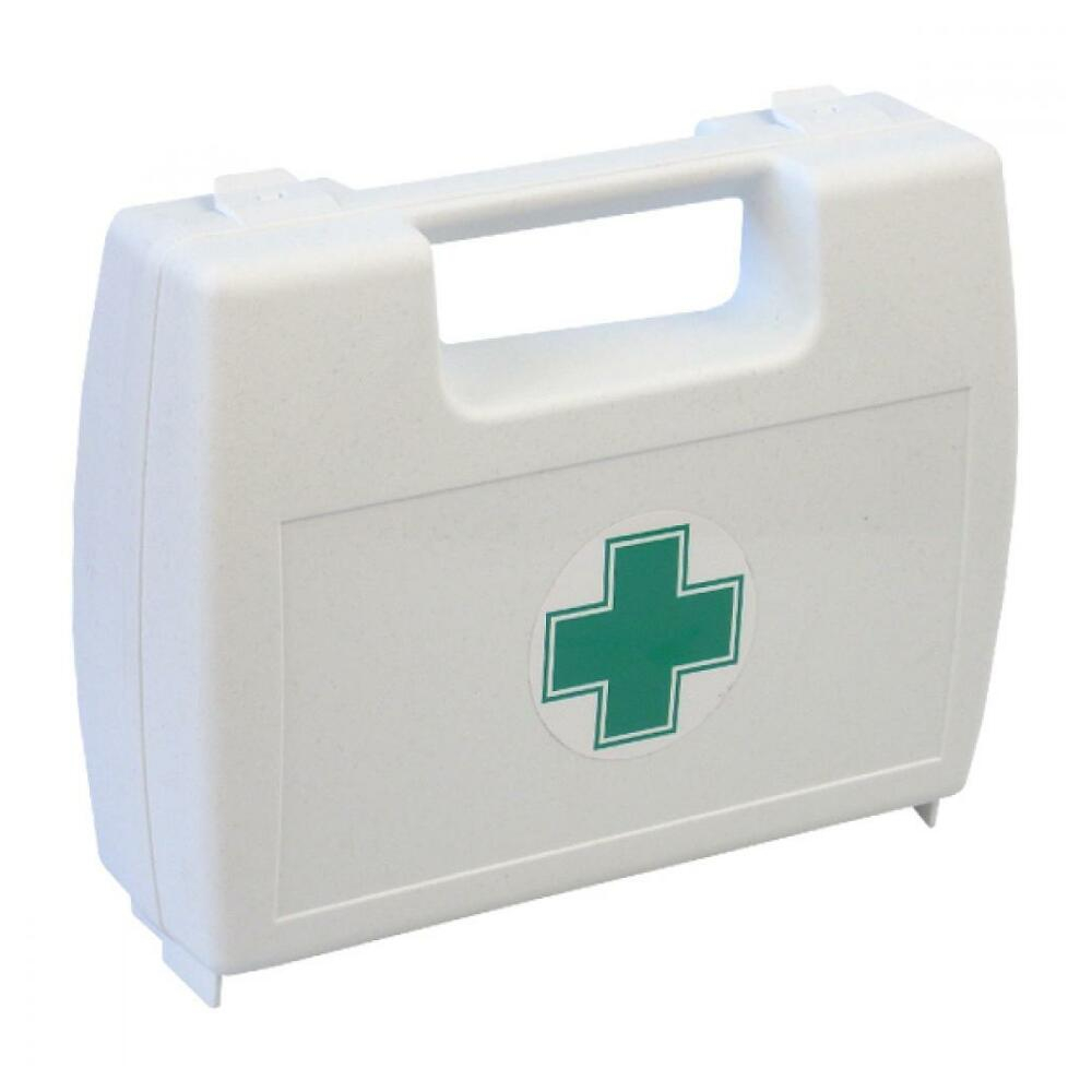 E-shop ŠTĚPAŘ Lékárnička kufřík plastový bílý prázdný s křížem