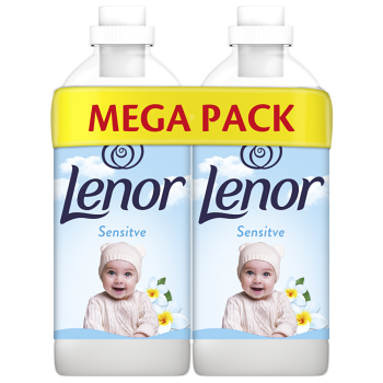 LENOR Sensitive Aviváž 98 praní 2 x 1230 ml