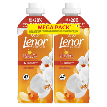 LENOR Gold Orchid & Vanilla Aviváž 94 praní 2 x 987 ml (Aviváže)