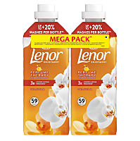 LENOR Gold Orchid & Vanilla Aviváž 118 praní 2 x 1,239 l
