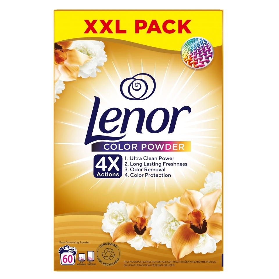 E-shop LENOR Gold Orchid Color Prací prášek Box 60 praní 3 kg