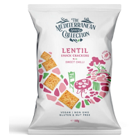 BOMBUS Lentil snack crackers sweet chilli 100 g