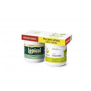 Lepicol basic 180 g prášek + Chlorella 750 tbl. Duopack () - Přírodní