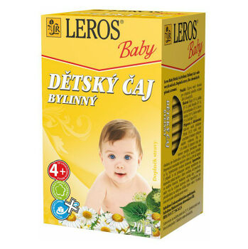 LEROS BABY Dětský čaj bylinný 20 sáčků