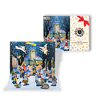 LEROS Bylinný adventní kalendář s betlémem 24 sáčků