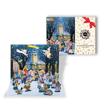 LEROS Bylinný adventní kalendář s betlémem 24 sáčků (Bylinné čaje) - Bylinné
