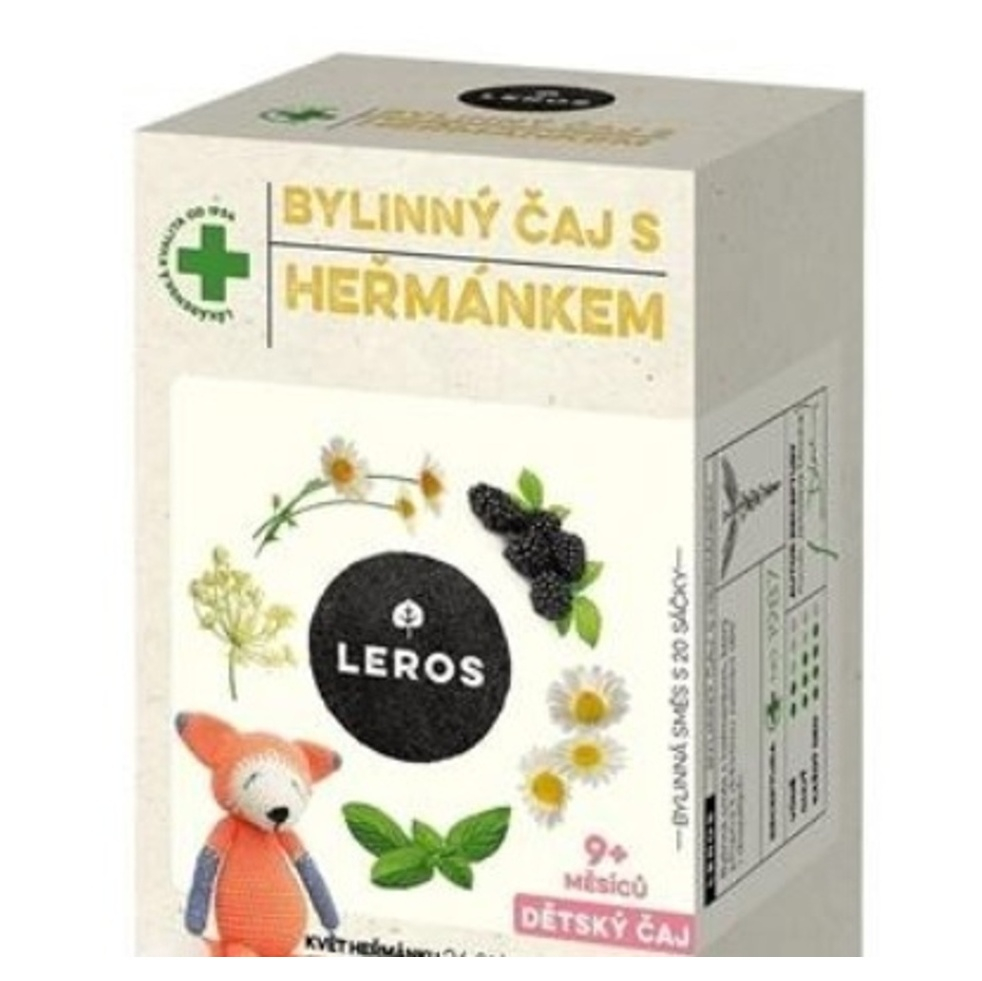 Levně LEROS Dětský čaj s heřmánkem 20 sáčků