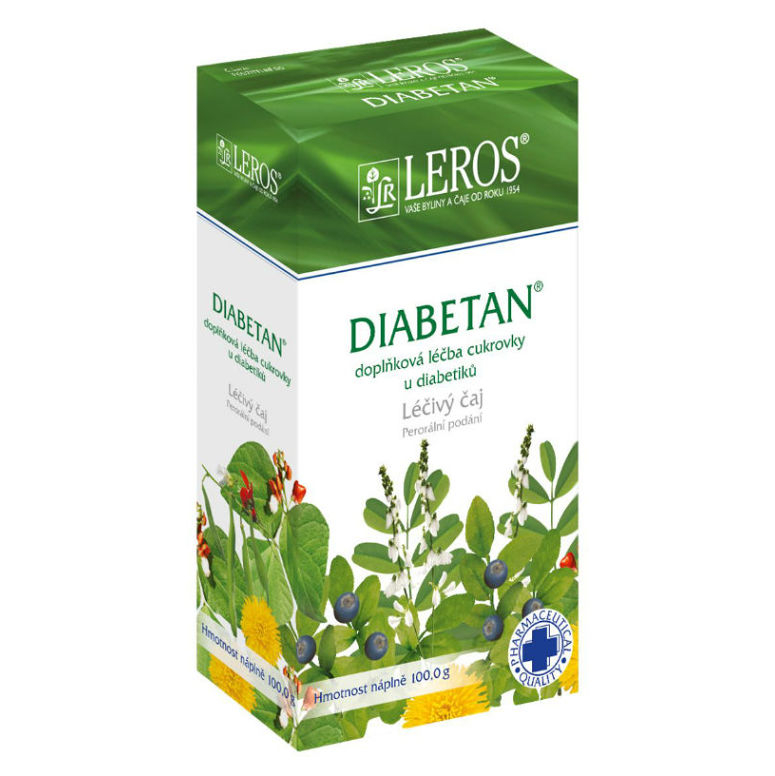 E-shop LEROS Diabetan Léčivý čaj sypaný 100 g