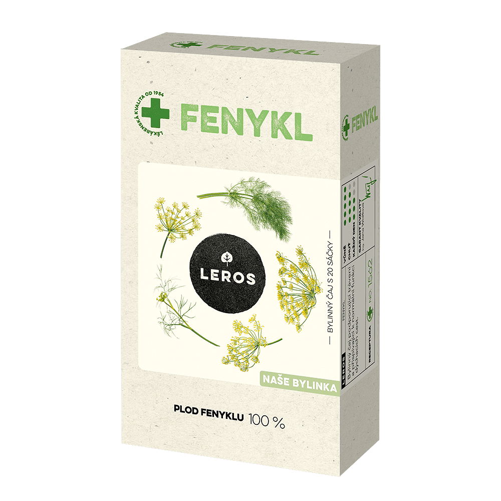 LEROS Naše bylinky Fenykl bylinný čaj 20 sáčků