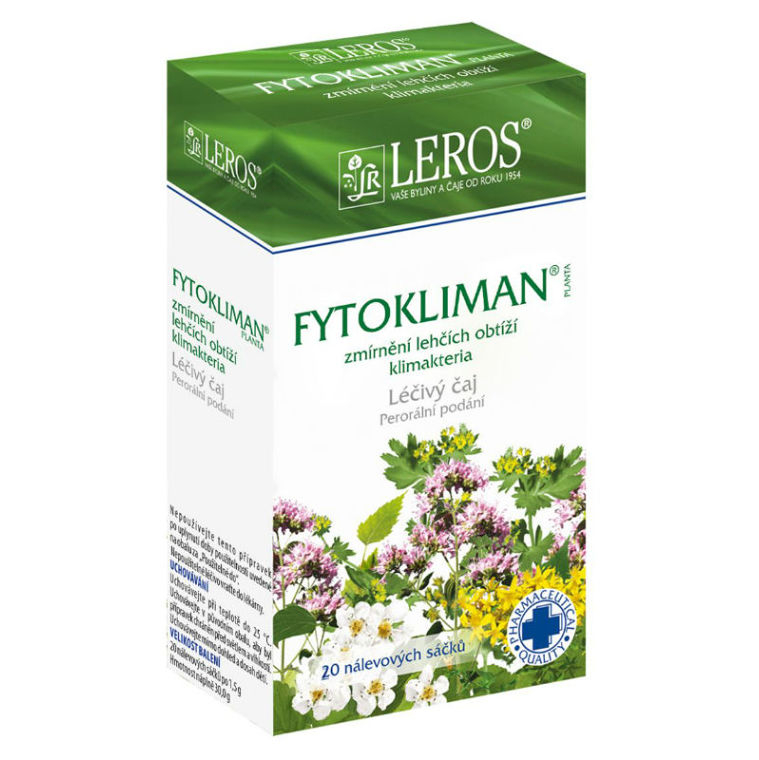E-shop LEROS Fytokliman léčivý porcovaný čaj 20 x 1,5 g