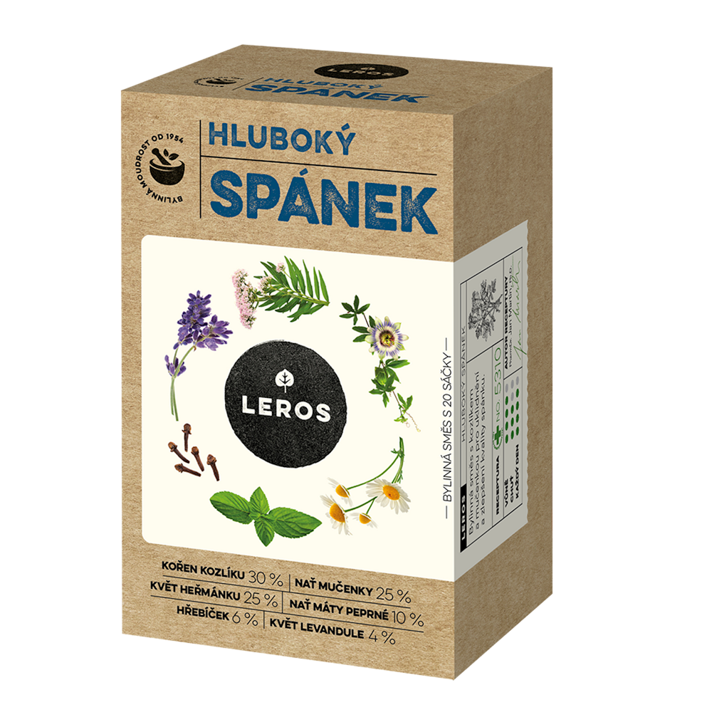 LEROS Hluboký spánek čaj 20 sáčků