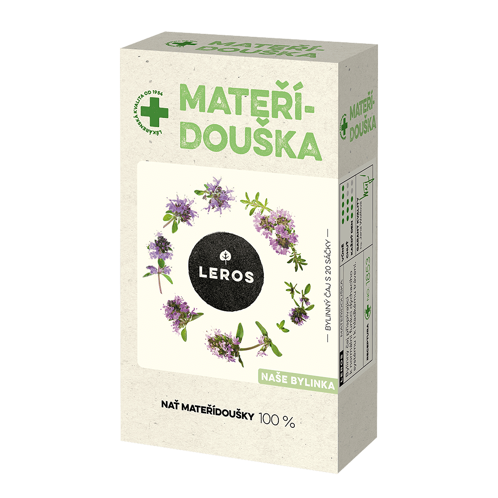 E-shop LEROS Naše bylinka Mateřídouška bylinný čaj 20 sáčků