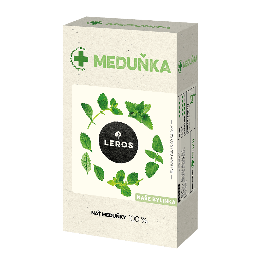 LEROS Meduňka bylinný čaj 20 sáčků