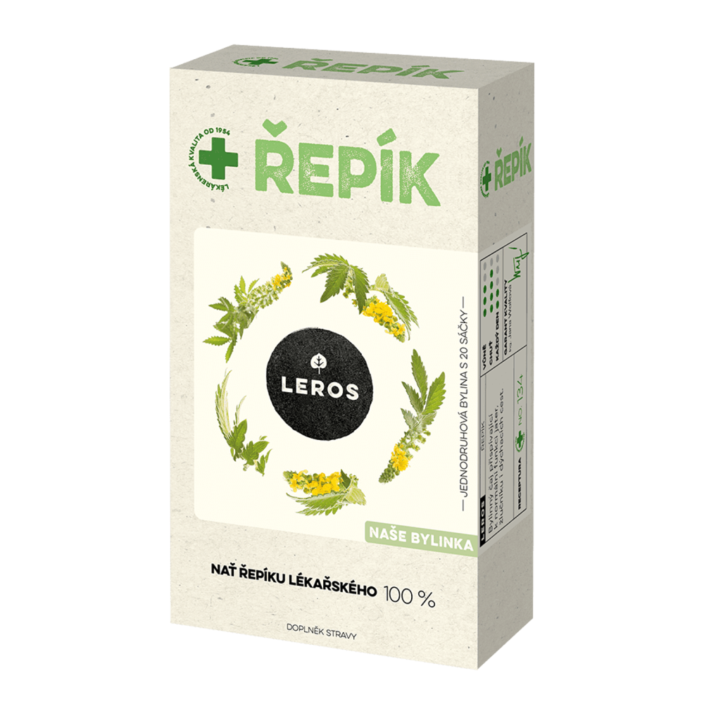 E-shop LEROS Řepík bylinný čaj 20 sáčků
